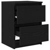 vidaXL TV Cabinet Black 40x35x54 cm Engineered Wood