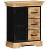 vidaXL Sideboard 60x30x75 cm Solid Mango Wood