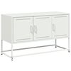 vidaXL TV Cabinet White 100.5x39x60.5 cm Steel