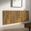 vidaXL Wall Headboard Smoked Oak 240x1.5x80 cm Engineered Wood