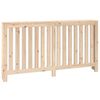 vidaXL Radiator Cover 153x19x84 cm Solid Wood Pine
