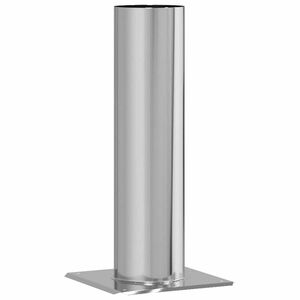vidaXL Chimney Head Extension Silver 24 x 24 x 50 cm Stainless Steel
