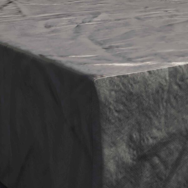 vidaXL Furniture Cover Plain Black 260 x 260 x 70 cm 600D