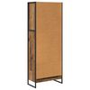 vidaXL Book Cabinet Old Wood 60 x 30 x 155 cm Engineered Wood