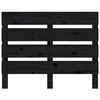 vidaXL Headboard Black 75x3x80 cm Solid Wood Pine
