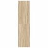 vidaXL Wardrobe Sonoma Oak 100x50x200 cm Engineered Wood