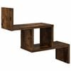 vidaXL Wall Shelf Smoked Oak 48 x 15 x 42 cm Engineered Wood