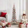 vidaXL Artificial Christmas Tree with 150 LEDs with Stand White 120 cm