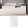 vidaXL Dishwasher Panel Lyon White 59.5x3x67 cm Engineered Wood