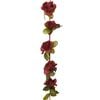 vidaXL Flower Garlands 6 pcs Wine Red 250 cm