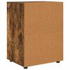 vidaXL Storage Cabinet Smoked Oak 60 x 48 x 81 cm Engineered Wood