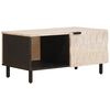 vidaXL Coffee Table White 80 x 50 x 40 cm Solid Mango Wood