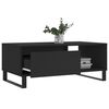 vidaXL Coffee Table Black 90x50x36.5 cm Engineered Wood