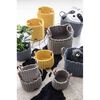 KidsDepot 2 Piece Baskets Set Korbo M Cotton Grey