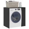 vidaXL Wash Machine Cabinet Black Oak 87 x 60 x 89 cm Engineered wood