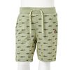 Kids' Shorts with Drawstring Light Khaki 128
