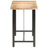 vidaXL Bar Table 180x70x107 cm Rough Mango Wood