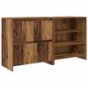 vidaXL Sideboard 2 pcs Old Wood 70 x 41 x 75 cm Engineered Wood