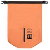 vidaXL Dry Bag with Zipper Orange 15 L PVC