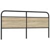 vidaXL Replace Headboard Sonoma Oak 200 cm Steel and Engineered Wood