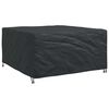 vidaXL Furniture Cover Plain Black 180 x 190 x 85 cm 600D