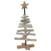 vidaXL Christmas Tree Brown 60 cm Solid Teak Wood