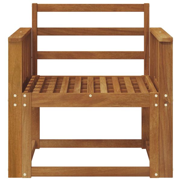 vidaXL Outdoor Sofa Solid Acacia Wood Natural