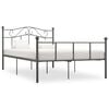 vidaXL Bed Frame without Mattress Grey Metal 120x200 cm
