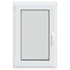 vidaXL Basement Window "RISOR" 60x100 cm Tilt&Turn DIN Left White