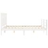 vidaXL Bed Frame without Mattress White 160x200 cm Solid Wood