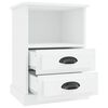 vidaXL Bedside Cabinet White 43x36x60 cm