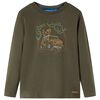Kids' T-shirt with Long Sleeves Khaki 104