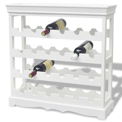 vidaXL Wine Cabinet Abreu White
