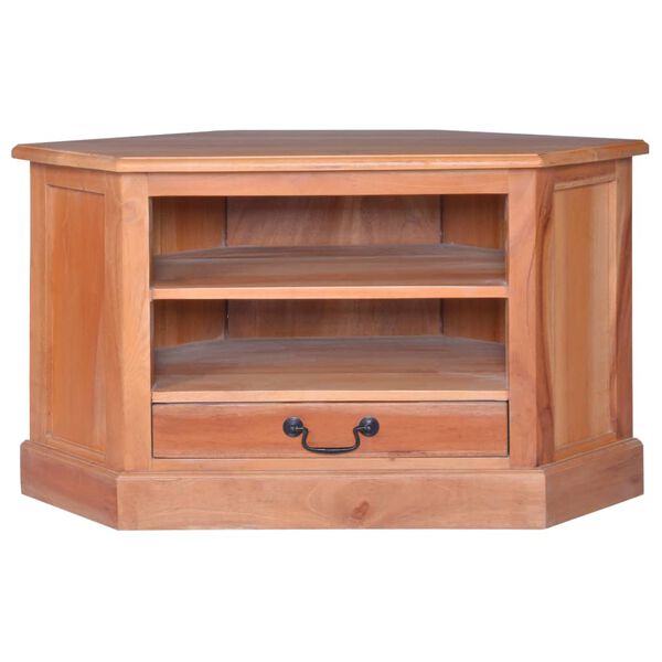 vidaXL Corner TV Cabinet 80x40x49 cm Solid Wood Mahogany