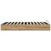 vidaXL Ottoman Bed Frame Artisan Oak 140 x 200 cm Engineered Wood