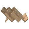 vidaXL Magazine Rack Artisan Oak 65 x 53 x 28.5 cm Engineered Wood