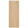 vidaXL Wall Mounted Cabinets 2 pcs Sonoma Oak 69.5x34x90 cm