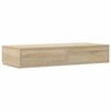 vidaXL Bed Drawers Sonoma Oak 75 x 36.5 x 16.5 cm Engineered Wood
