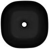 vidaXL Wash Basin 42.5x42.5x14.5 cm Ceramic Black