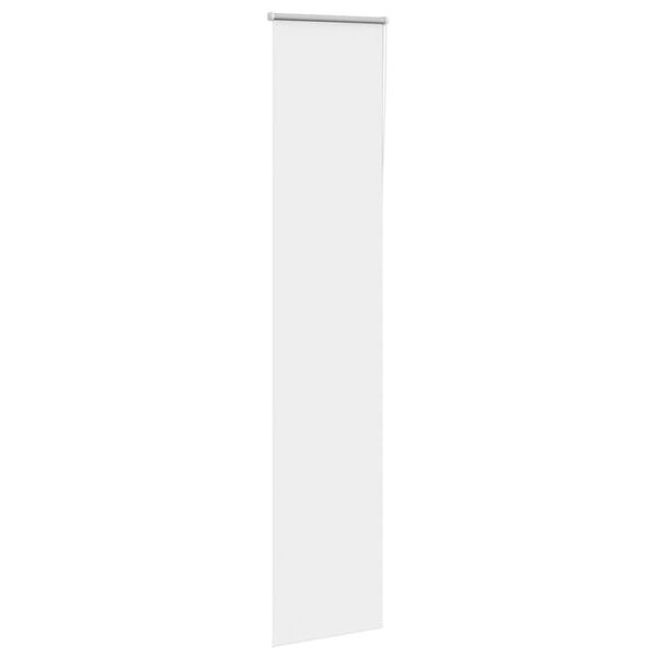 vidaXL Roller Blind Blackout White 60x230 cm Fabric Width 55.7 cm Polyester