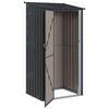 vidaXL Garden Sheds Anthracite 103 x 86 x 200 cm Metal