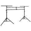vidaXL Light Stand Black 338x115x(180-300) cm Steel