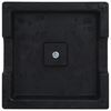 vidaXL Parasol Base Square Polyresin 8 kg Black
