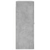 vidaXL Wall Mounted Cabinet Concrete Grey 69.5x34x90 cm Engineered Wood