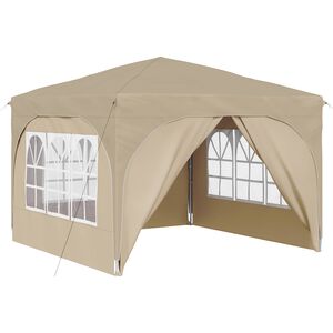 vidaXL Pop-up Party Tent 290 x 290 x 245 cm Cream