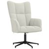 vidaXL Relaxing Chair Cream White Velvet