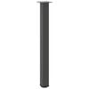 vidaXL Bar Table Legs 4 pcs Anthracite 100-102 cm Steel