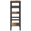 vidaXL Bookshelf Old Wood 40 x 29.5 x 81 cm Engineered Wood
