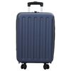 vidaXL Suitcase Folding Dark blue 34 x 23 x 55.5 cm ABS Plastic