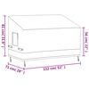 vidaXL 2-Seater Bench Covers 2 pcs 132x71x56/81 cm 600D Oxford Fabric